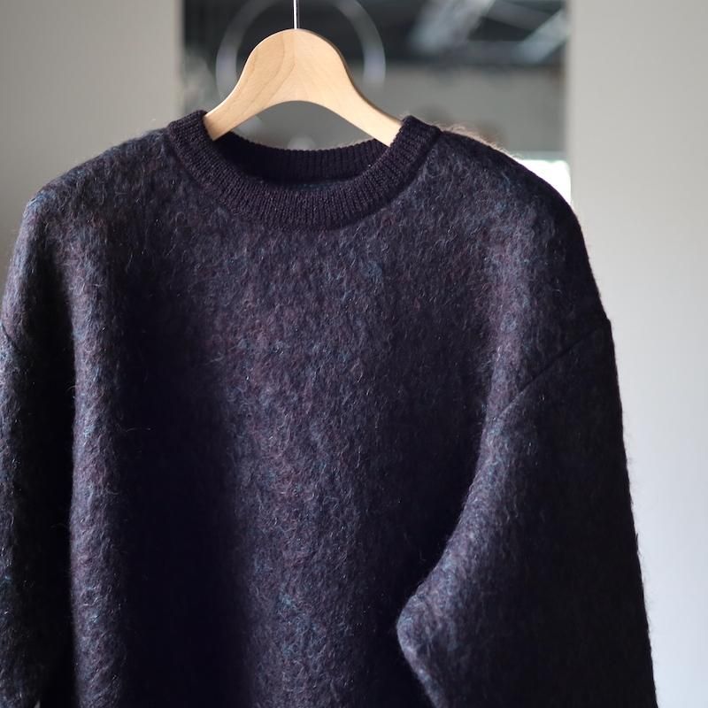 ssstein】KID MOHAIR MIX JACQUARD KNIT LS - HUUKU