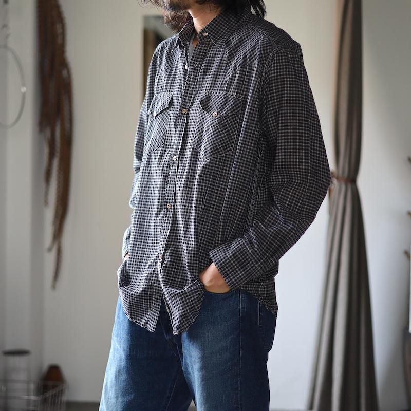 MAATEE&SONS GUPTA SHIRT シャツ サイズ1 MAATEE&SONS GUPTA KHADI COTTON SHIRTS マーティーアンドサンズ