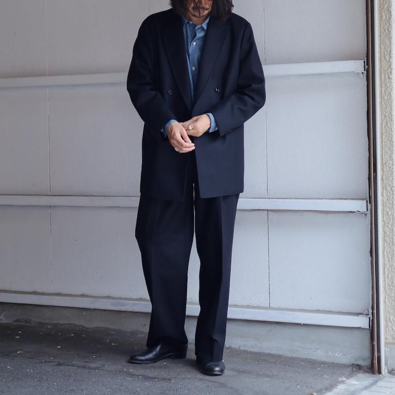 こ*つ様 ulterior super fine light melton se ULTERIOR” SUPER FINE LIGHT MELTON DB JKT” | Lapel online store
