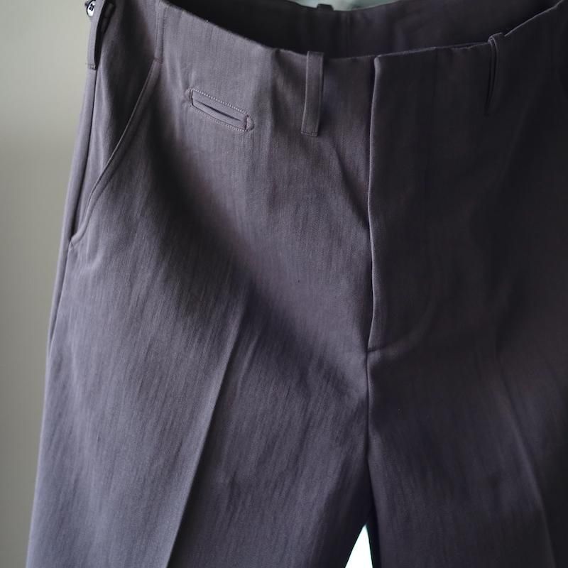 MAATEE&SONS】CHINO TROUSER / grey chambray - HUUKU