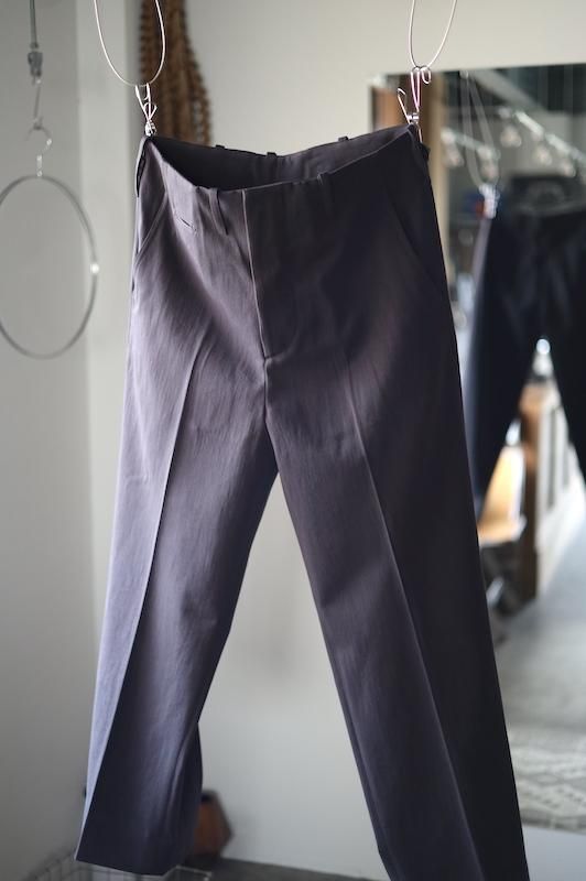 MAATEE&SONS】CHINO TROUSER / grey chambray - HUUKU