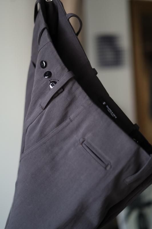 MAATEE&SONS】CHINO TROUSER / grey chambray - HUUKU