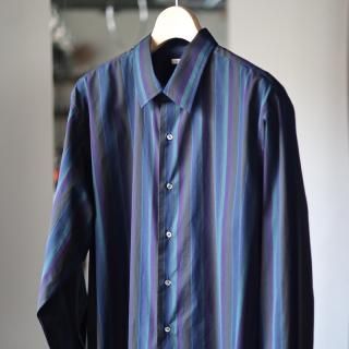 <img class='new_mark_img1' src='https://img.shop-pro.jp/img/new/icons8.gif' style='border:none;display:inline;margin:0px;padding:0px;width:auto;' />HEUGN"Alan" Over Dye Stripe Shirts