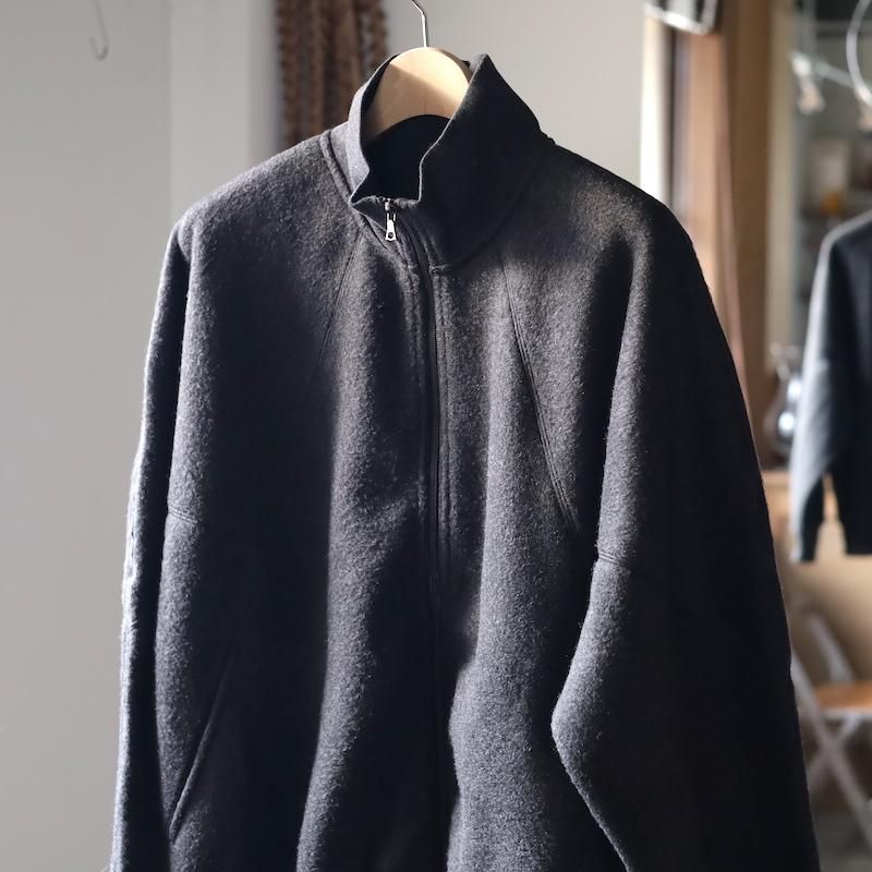 blurhms】Pe/Silk Fleece Track Jacket - HUUKU