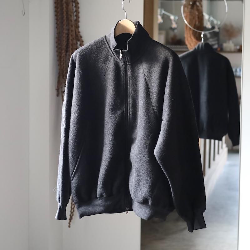 blurhms】Pe/Silk Fleece Track Jacket - HUUKU