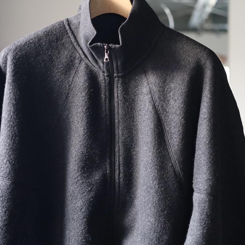 blurhms】Pe/Silk Fleece Track Jacket - HUUKU