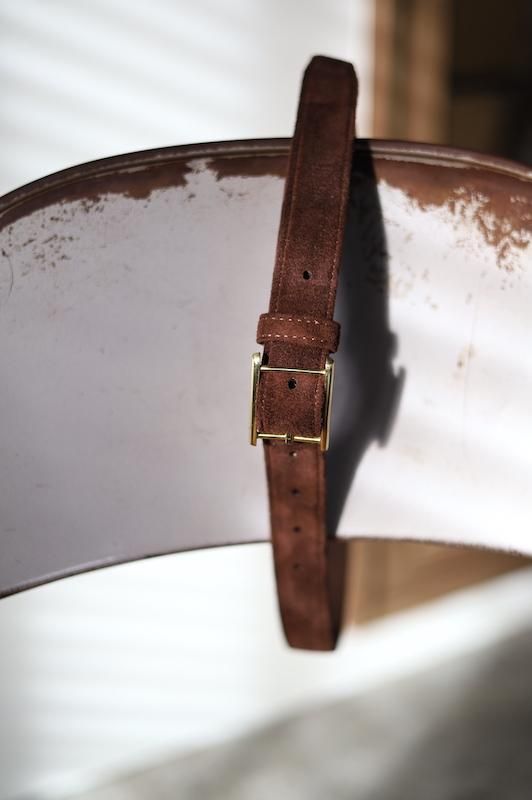 Post Production】Dress Belt / Horse Suede - HUUKU