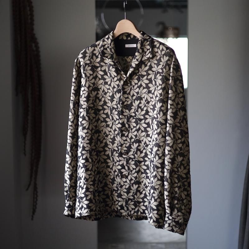 トップス calmlence CLASSIC OPEN COLLAR SHIRT calmlence】CLASSIC OPEN COLLAR SHIRT