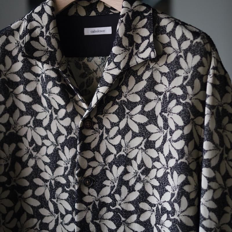 トップス calmlence CLASSIC OPEN COLLAR SHIRT calmlence】CLASSIC OPEN COLLAR SHIRT