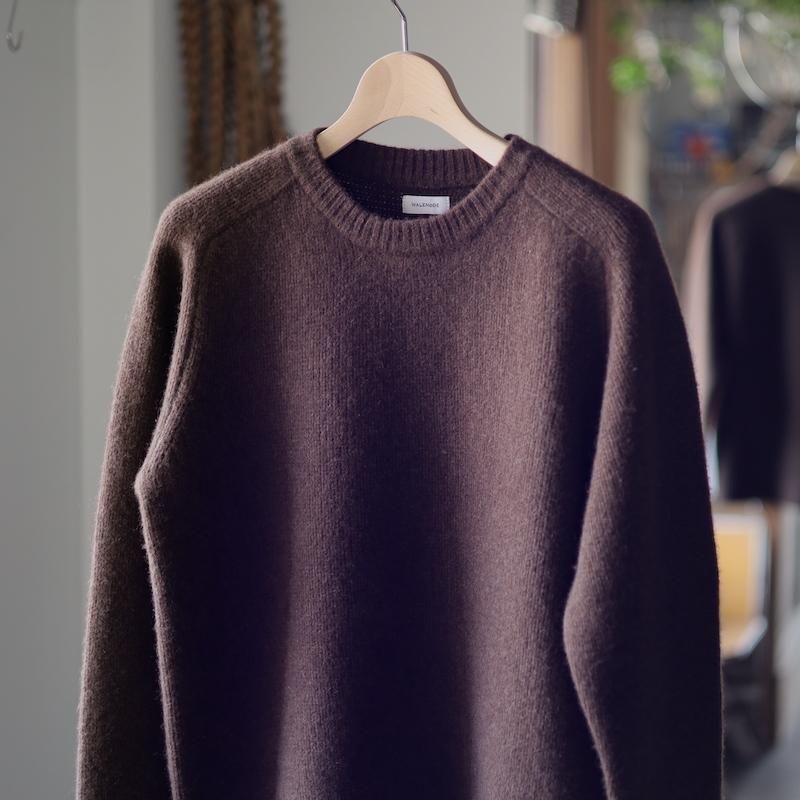 トップス WALENODE innocent YAK Shetland sweater walenode Innocent YAK shetland sweater / Circuler knitting pants