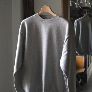 <img class='new_mark_img1' src='https://img.shop-pro.jp/img/new/icons8.gif' style='border:none;display:inline;margin:0px;padding:0px;width:auto;' />YONETOMIRigid Cashmere Knit Sweater / Top Gray
