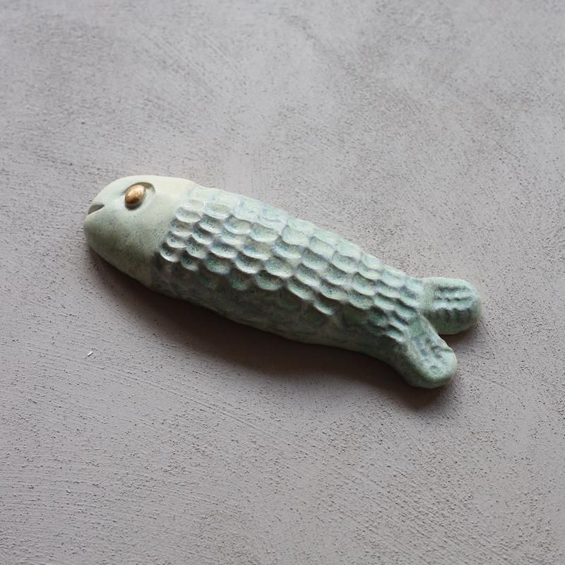 yoko pottery】壁掛け作品 / 魚 - HUUKU