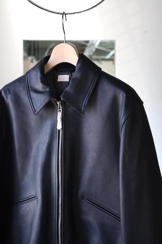 Call】ZIP-UP LEATHER BLOUSON - HUUKU