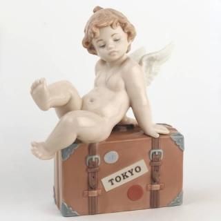 リヤドロ 可愛いひと休み 天使 エンジェル 置物 LLADRO リヤドロ 可愛いひと休み 天使 エンジェル 置物 01004541