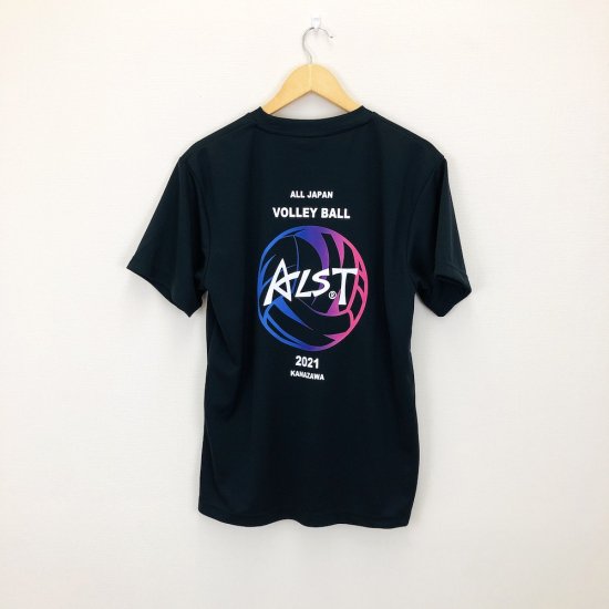 【限定商品】DRY Tシャツ [2021 インターハイ記念 Tシャツ] BLACK：アルスト｜バレー ボール