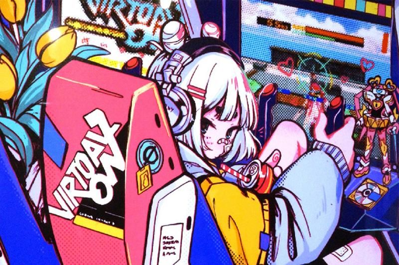 Virtual Girl Poster / Crisalys