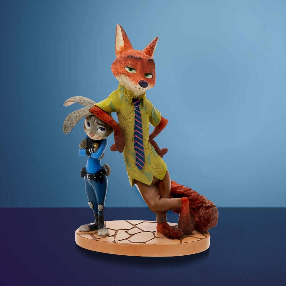 ディズニー ズートピア 5周年 ニック ジュディ アクセサリーケース フィギュア ディズニー ズートピア 5周年 ニック ジュディ アクセサリーケース