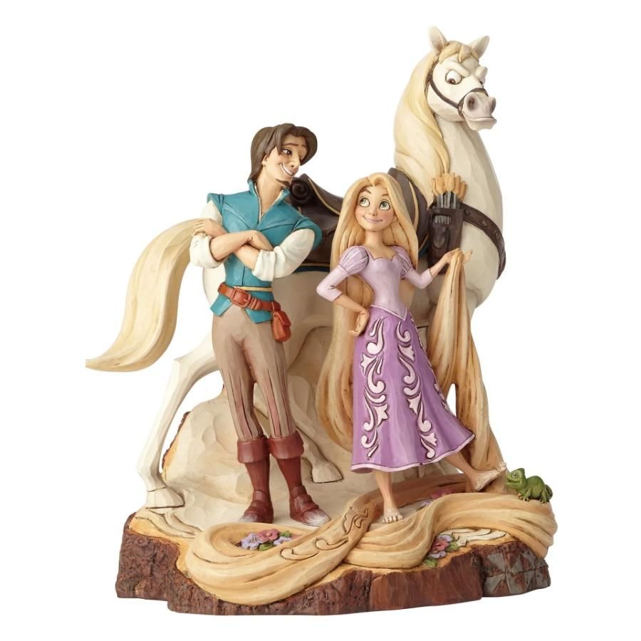 JIM SHORE】ディズニートラディション：Tangled Carved by Heart