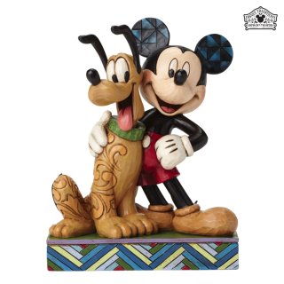 【JIM SHORE】ディズニートラディション：Mickey & Pluto【入荷未定】