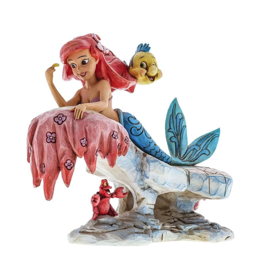 【新品】リトルマーメイド　25周年記念ディズニー公式　限定品　ディズニーワールド JIM SHORE】ディズニートラディション：リトル・マーメイド