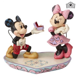 【JIM SHORE】ディズニートラディション：Mickey & Minnie Ring Dish