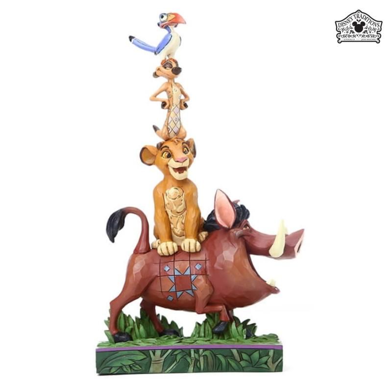 Jim Shore ディズニートラディション ライオン キング キャラクタータワー