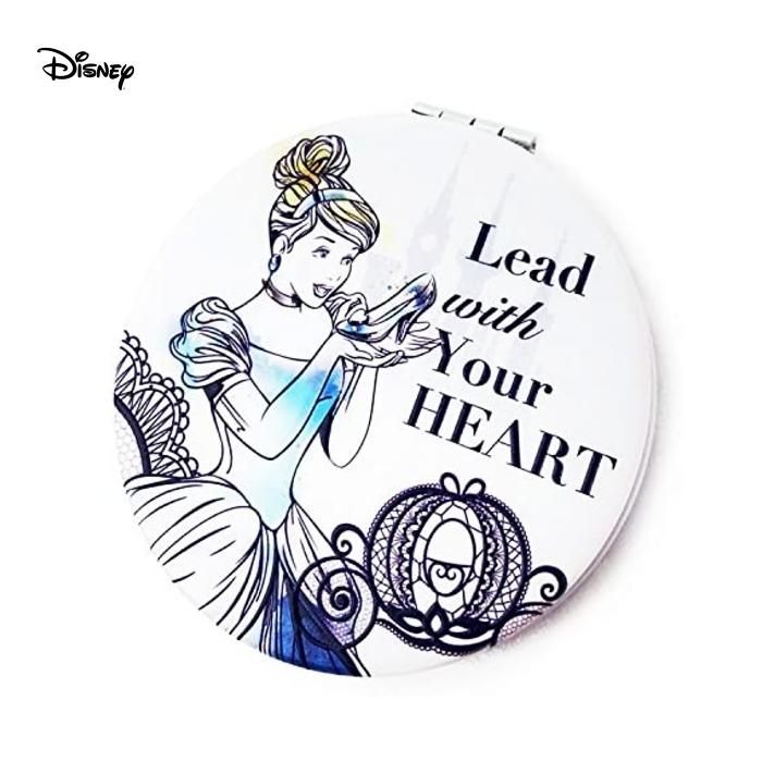 Disney】コンパクトミラー 折りたたみ 拡大鏡付き 直径72mm