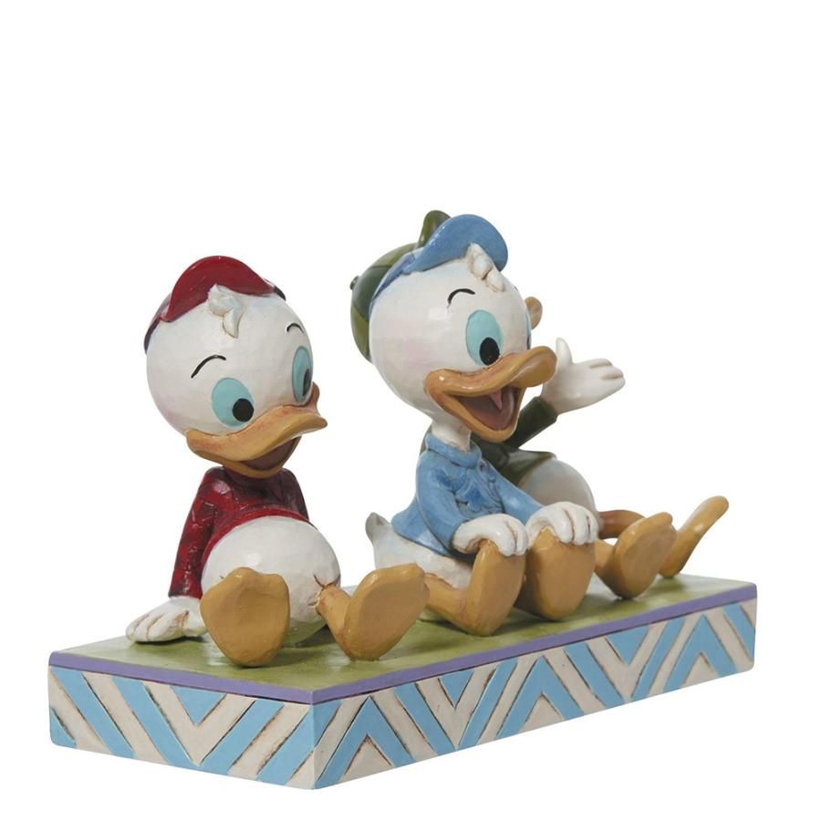 UNCLE SCROOGE ☆ドナルド☆ヒューイドゥーイルーイ フィギュア JIM SHORE】ディズニートラディション：ヒューイ, デューイ