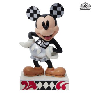 【JIM SHORE】ディズニートラディション：ディズニー100周年記念ミッキーマウスフィギュア

