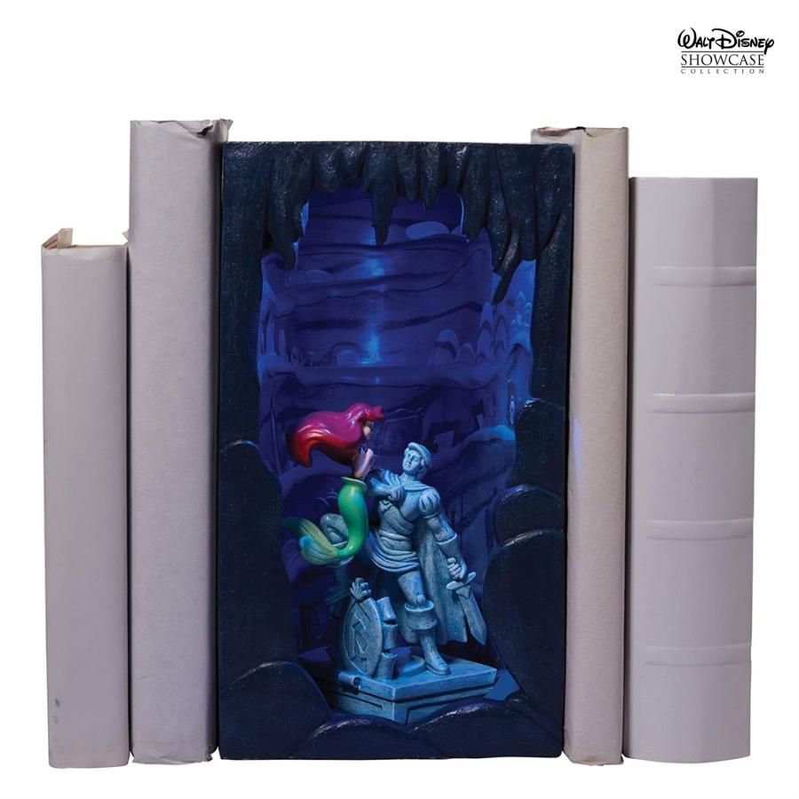 Disney Showcase アリエル 秘密の洞窟 ブックエンド　フィギュア Disney Showcase】アリエル 秘密の洞窟 ブックエンド | GUND