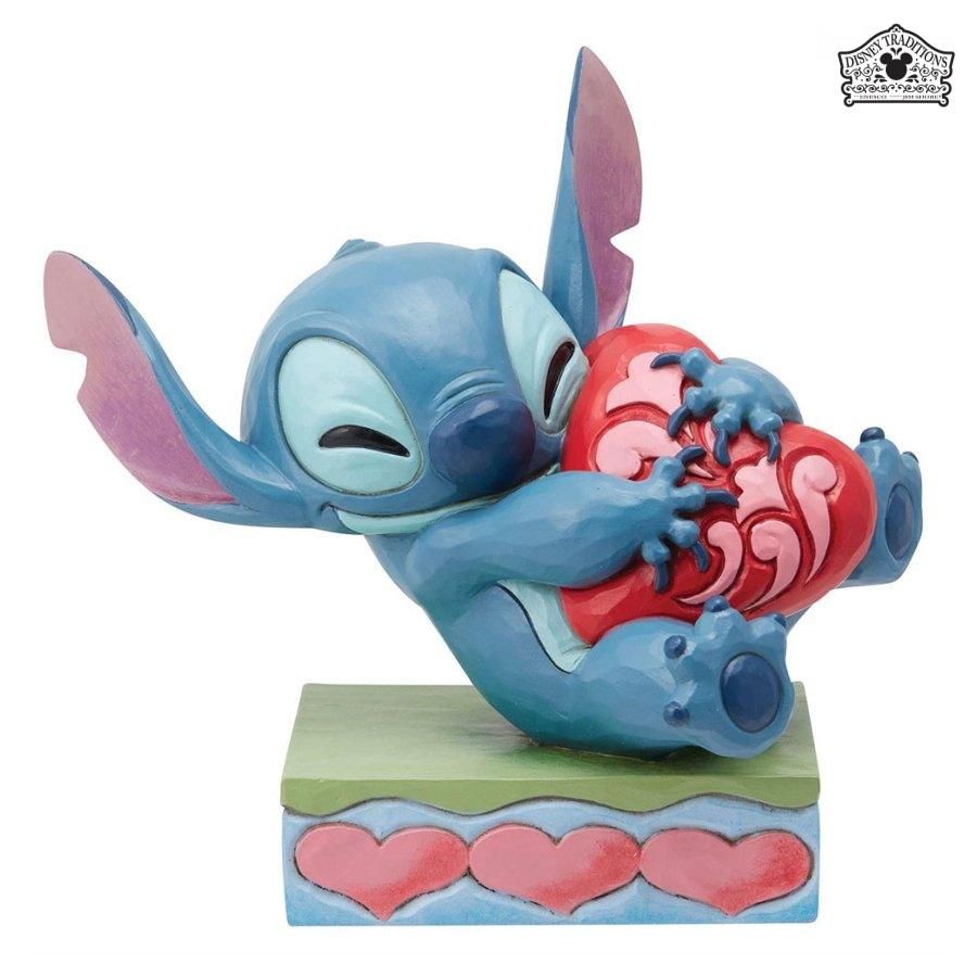 スティッチ ハグ ハート ディズニー トラディションズ ジムショア フィギュア JIM SHORE】ディズニートラディション：スティッチ ハグ ハート 6014316