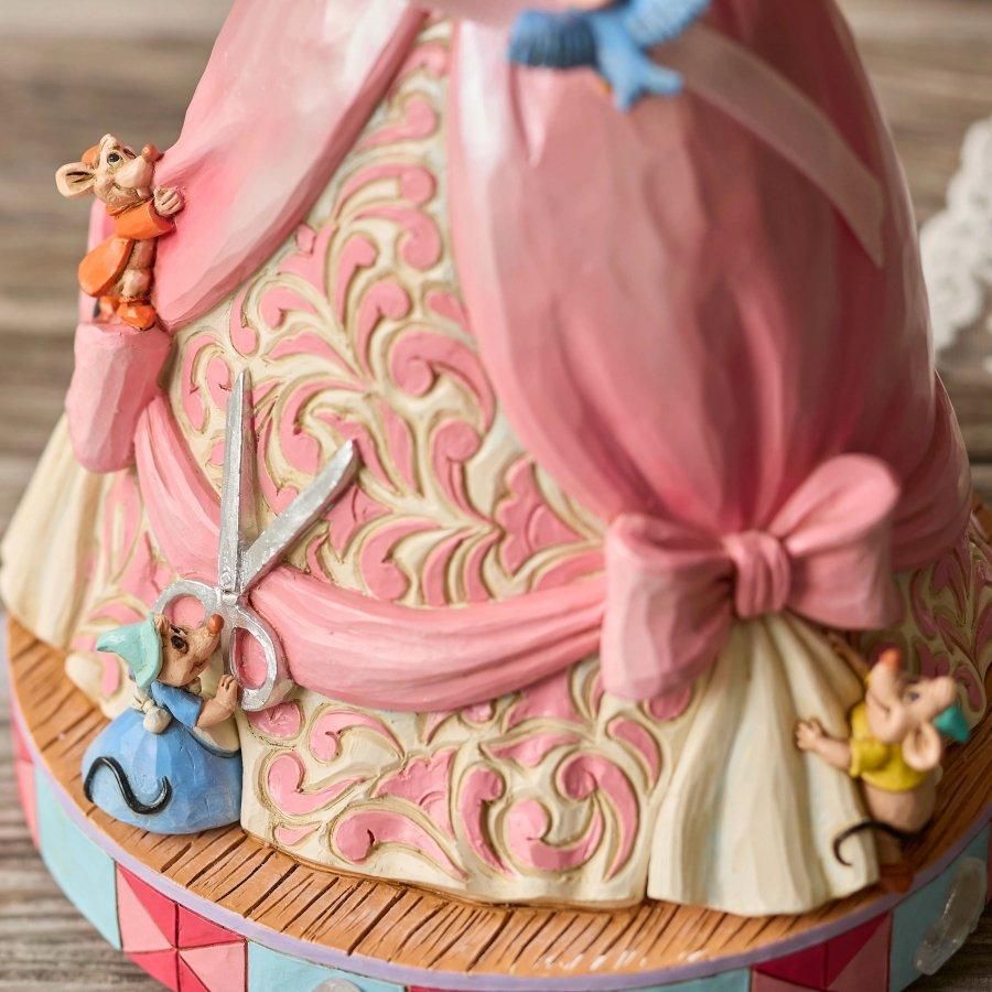 JIM SHORE】ディズニートラディション：シンデレラ ピンクドレス