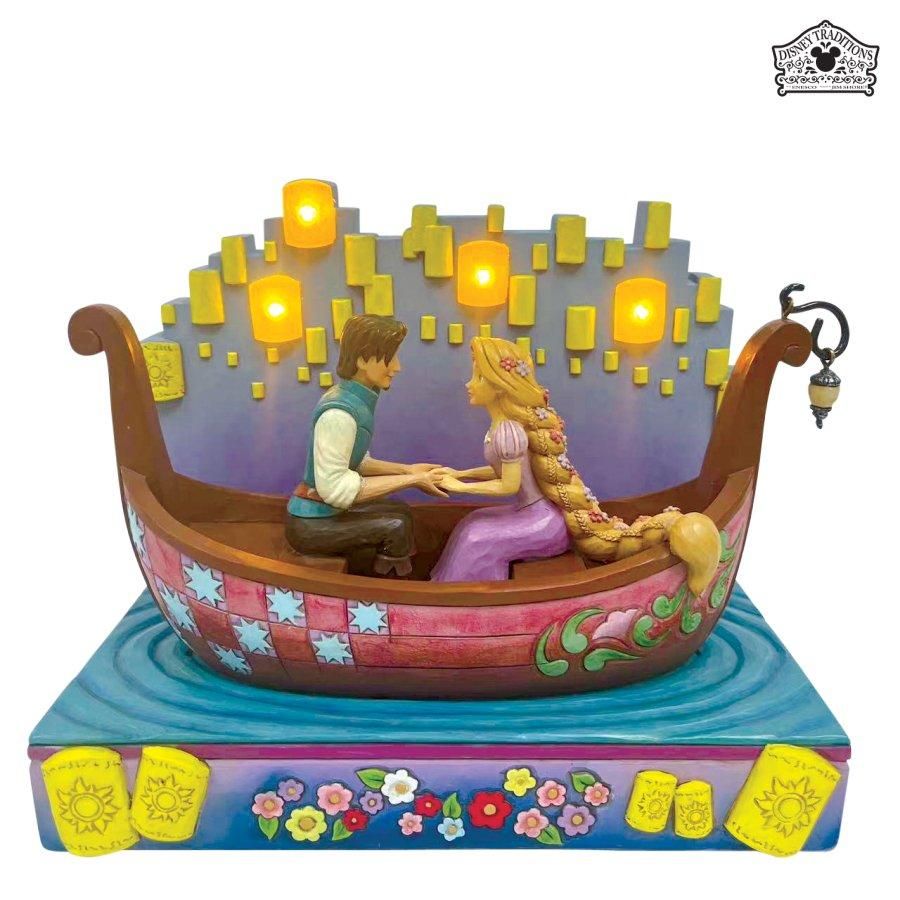 JIM SHORE】ディズニートラディション：ラプンツェル＆フリン ボート