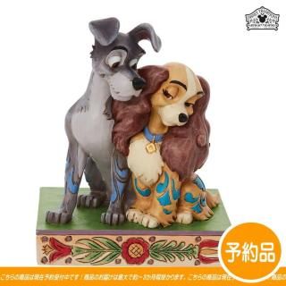 【JIM SHORE】ディズニートラディション:レディ&トランプ ラブ