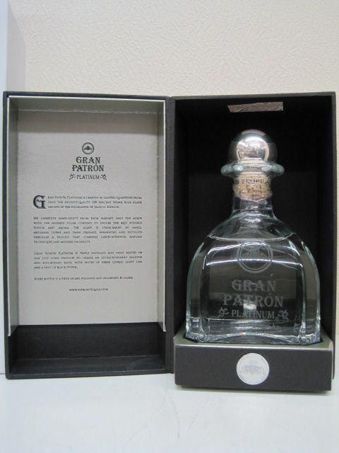 グラン パトロン プラチナ 黒箱入り 正規品 40度 750ml 洋酒と焼酎のちゃがたパーク グラン パトロン プラチナ
