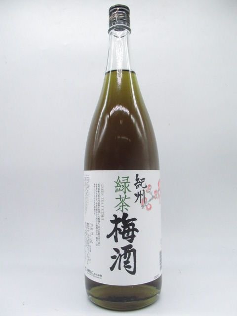 中野ＢＣ 紀州 緑茶梅酒 12度 1800ml - 洋酒と焼酎のちゃがたパーク