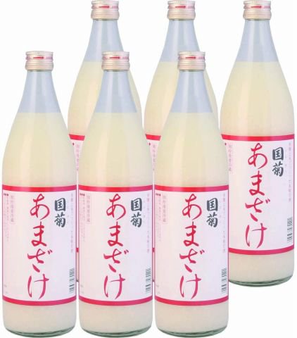 ケース販売】篠崎 国菊 あまざけ(甘酒) 900ml×6本セット 洋酒と焼酎のちゃがたパーク