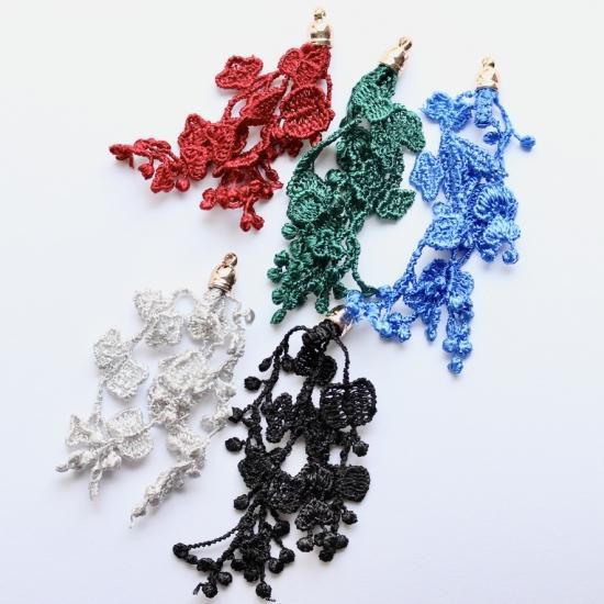 刺繍 タッセル パーツ フリンジ 2個セット タッセルパーツ 濃色 カラー 刺繍モチーフ Lier Ribbon リエールリボン 刺繍 タッセル パーツ フリンジ 2個セット タッセルパーツ 濃色 カラー 刺繍モチーフ Lier Ribbon リエールリボン