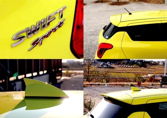 スイフト/スイフトスポーツ専用 デザインアンテ DAZ-S3-ZNC