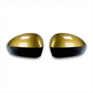 եåȡХ ɥߥ顼С / ɡ֥å [ Door mirror covers exclusively for Fiat and Abarth.(goldblack)]
