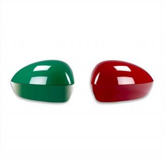 եåȡХ ɥߥ顼С / ꡼å [ Door mirror covers exclusively for Fiat and Abarth.(Green & Red)]