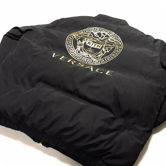 ☆新品 KITH × VERSACE キス ヴェルサーチ リバーシブルダウンジャケット -