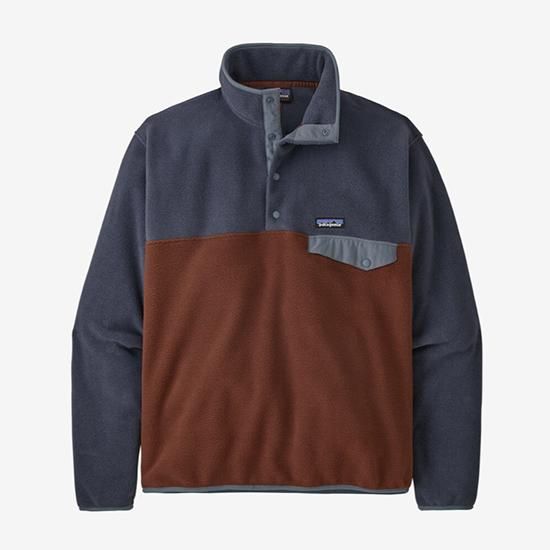 patagonia メンズ ライトウェイト シンチラ スナップT プルオーバー -ソルジャーブルーサーフ