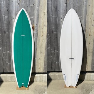 THOMAS SURFBOARDS  TWINZER 5'9 FOREST GREEN
