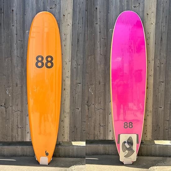 88surfboards 8'0 3FIN ソフトボード-SOLDIERBLUESURF