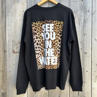 MAGICNUMBER SEE YOU IN THE WATER LEOPARD L/S TEE BLACK