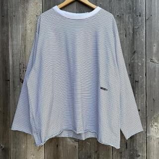 <img class='new_mark_img1' src='https://img.shop-pro.jp/img/new/icons8.gif' style='border:none;display:inline;margin:0px;padding:0px;width:auto;' />WAX PIN STRIPE LONG TEE¡¡¥Û¥ï¥¤¥È¡¦¥Ö¥é¥Ã¥¯