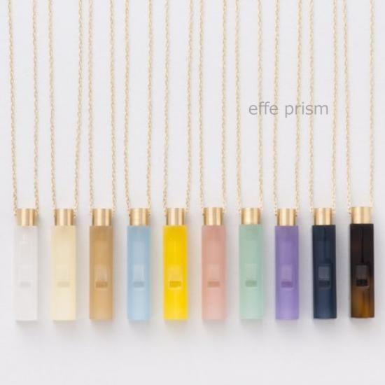 【NGT】effe bottle prism防災笛シリーズ　ネックレス新品未開封 effe bottle prism 笛 ネックレス アクセサリー ホイッスル チェーン