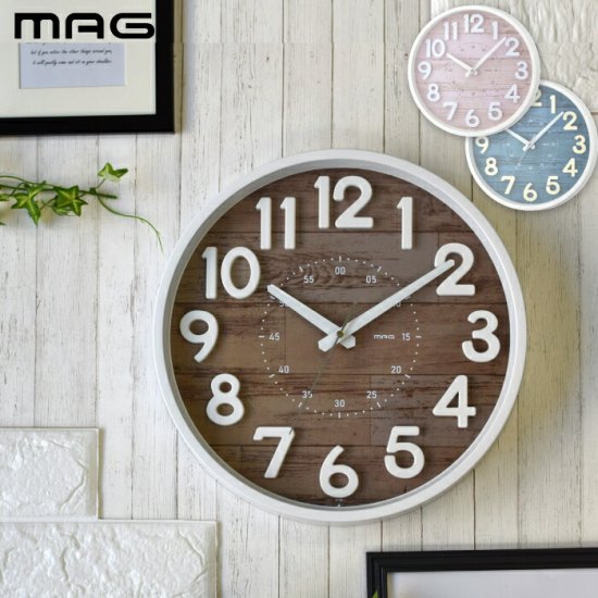 掛け時計 MAG クレープ インテリア雑貨 おしゃれ 壁掛け時計 アナログ