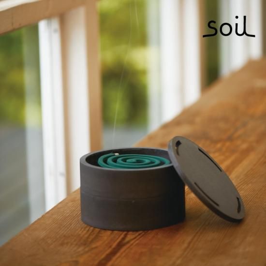 soil 蚊遣り モスキートコイルケース | 日本製 | 収納容器 - 心